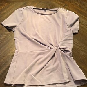 Express periwinkle peplum top - size xs